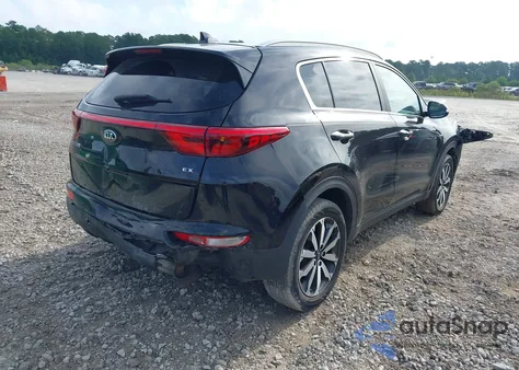 2017 Kia Sportage Ex from USA, damaged, VIN KNDPNCAC2H7056356